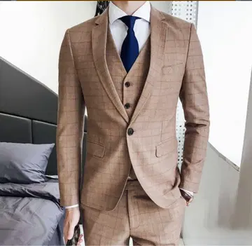 남성용 셋업 쓰리피스 세트