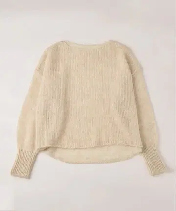 WANDERUNG 모헤어 믹스 풀오버 니트 크림