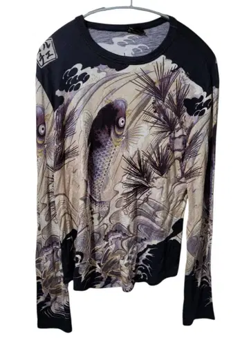 JPG Koi climbing waterfall second skin