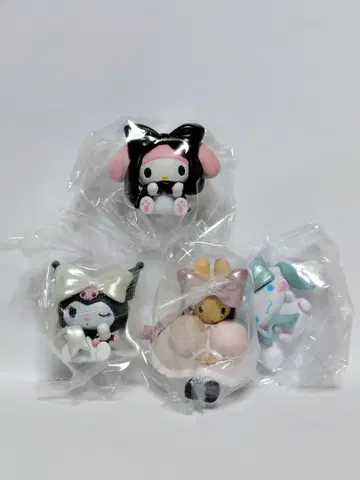 산리오 캐릭터즈 발레 리본 피규어 컴플리트 세트