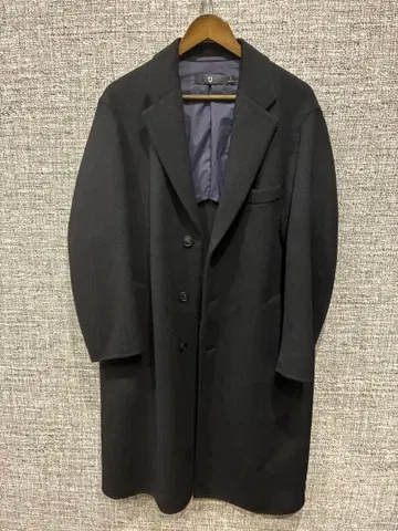 유니클로 플러스 J 오버 사이즈 캐시미어 블렌드 체스터 코트