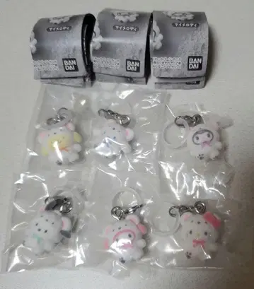 메지루시 액세서리 산리오 캐릭터즈 후와후와 스노우 컴플리트 세트