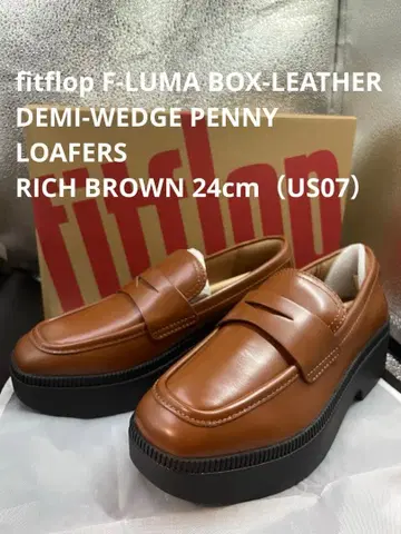 [ 정가 31,900엔 ] fitflop 핏플랍 통굽 로퍼 24cm