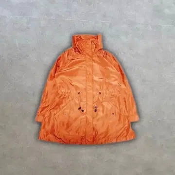 vintage 나일론 자켓 세미롱 기장 오렌지 3L 아웃도어