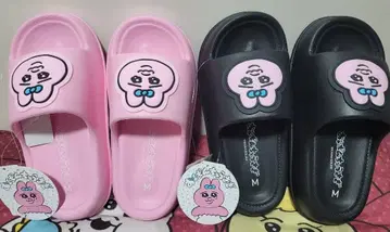 빤쮸토끼 통굽 샌들 블랙 핑크 M