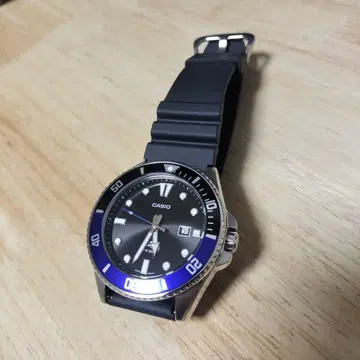 CASIO 카지키 다이버 MDV-106B-1A1VCF 블랙/블루