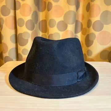 Faburous 블랙 울 펠트 햇 사이즈 62cm
