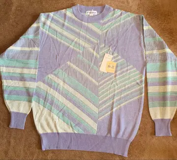 풀 마크 니트 스웨터 L 사이즈 일본제