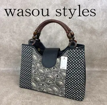 [ 미사용 ] 레어템 PVC & 실크 경량 토트백 블랙