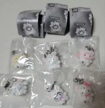 메지루시 액세서리 산리오 캐릭터즈 후와후와 스노우 컴플리트 세트