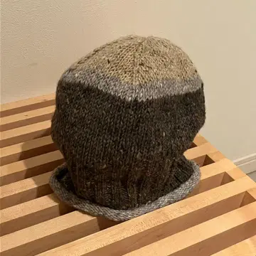 아일랜드제 Heritage 니트 모자 그라데이션 디자인