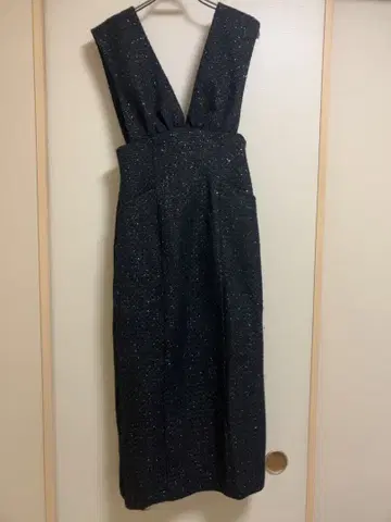 마이 스트라다 반짝반짝 하이웨스트 오버롤 스커트