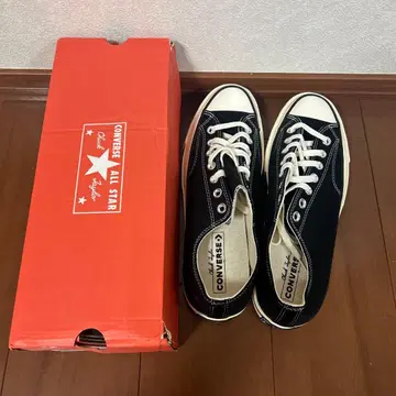 척 테일러 CT70 블랙 로우 컷 (블랙) 162058C