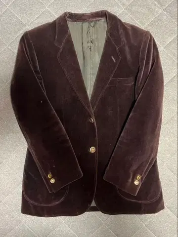 GOLDEN TOWER 다크 브라운 테일러드 자켓