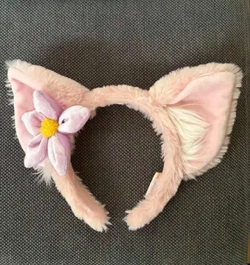 꽃 장식 고양이 귀 머리띠