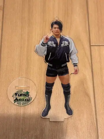 전일본 프로레슬링 안사이 유마 사인 포함 아크릴 스탠드