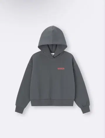 GU 퍼펫 스 헤비 웨이트 맨투맨 후드티 그레이