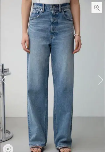 AZUL BY MOUSSY 하이웨스트 와이드 데님