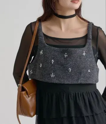 mystic 울라이크 비쥬 뷔스티에 그레이