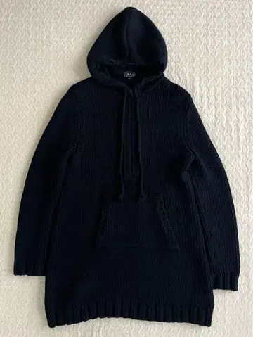A.P.C. 니트 롱 후드티 풀오버 후디