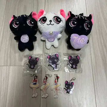 우노 미사코 AAA 우노 고양이 봉제 인형 참