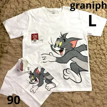 [ 새상품 ] graniph 티셔츠 사이즈 90 화이트