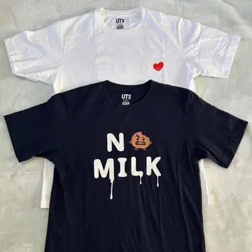 유니클로 BT21 SHOOKY TATA 티셔츠 M 사이즈 L 사이즈