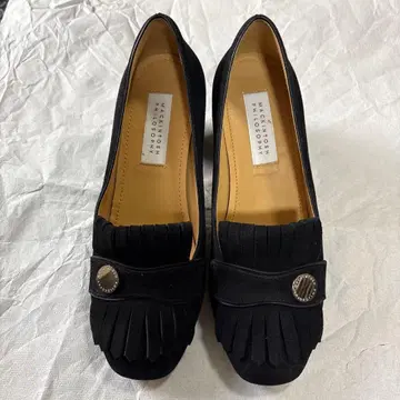 MACKINTOSH PHILOSOPHY 블랙 스웨이드 힐 새상품