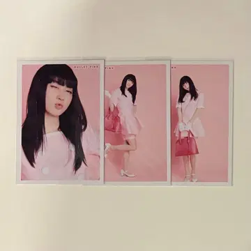 BULLET PINK 아이돌 사진 3장 세트