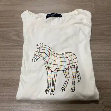 최종 가격 Paul Smith 화이트 롱 T sizeM