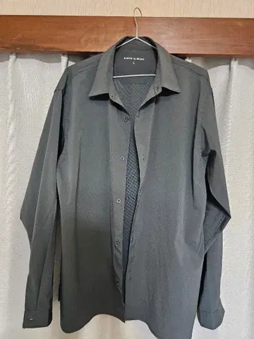 BEAMS 그레이 셔츠 L