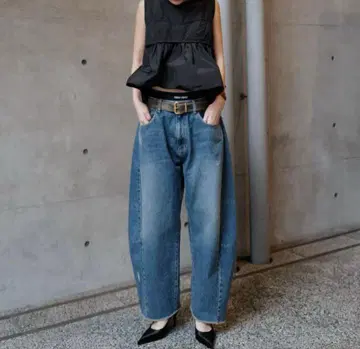 새상품급! machatt 커브 데님