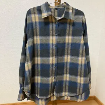 슈가 비스킷 긴팔 체크 셔츠