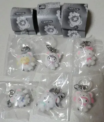 메지루시 액세서리 산리오 캐릭터즈 포근포근 스노우 컴플리트 세트