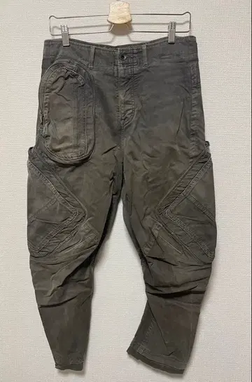 JULIUS 그레이 카고 팬츠 워크 팬츠