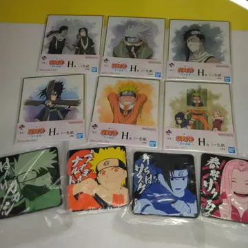 나루토 10매 미니 색지 & 코스터 세트