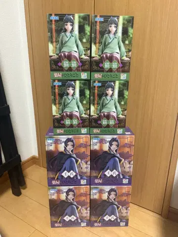 약사의 혼잣말 피규어 마오마오 4개, 임시 4개 총 8개 세트