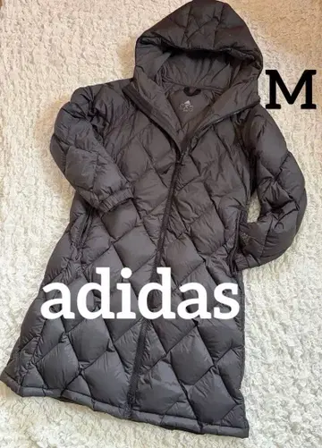 [ 새상품급 ] 아디다스 adidas 여성용 다운 롱 코트 블랙 M