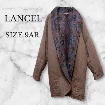 란셀 체스터 코트 브라운 속기모 고급 방한 루즈핏 전체 안감 9호