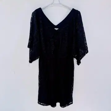 한정판 [ L ] Emma & Michele 블랙 레이스 드레스