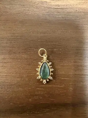 agete 아가트 다이아몬드 래브라도 라이트 맬러카이트 참