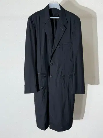 와이즈 방온 20ss ZIP 장식 체스터 코트