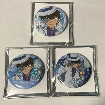 명탐정 코난 교토 마후 한정판 벌룬 스파클 캔뱃지 괴도 키드