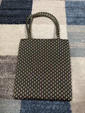 기하학 패턴 토트백 30x25cm