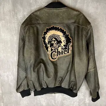 [ 캐나다제 ] McCarthy 가죽 자켓 L 사이즈 상당 바시티 자켓