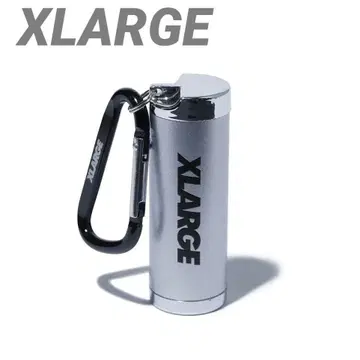 XLARGE 실버 스태쉬 케이스 키링 새상품 미개봉