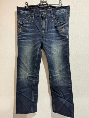 Red Pepper 크로스 스윙 자수 데님 팬츠 사이즈 32