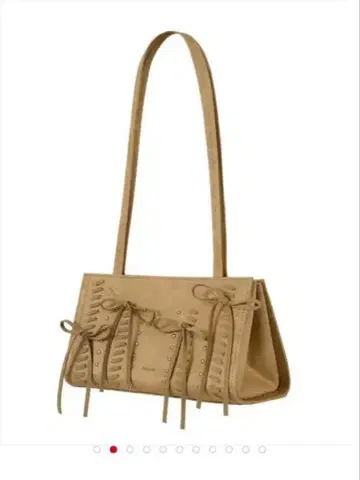 오브론백 레이스업 베이지