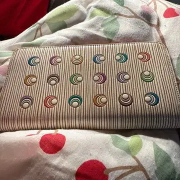 분코야 오제키 마리메 라운드 지퍼 장지갑