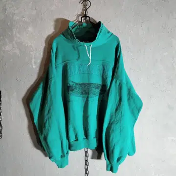 90s 캐나다제 레트로 모크넥 맨투맨 트레이닝복 빈티지 구제 의류